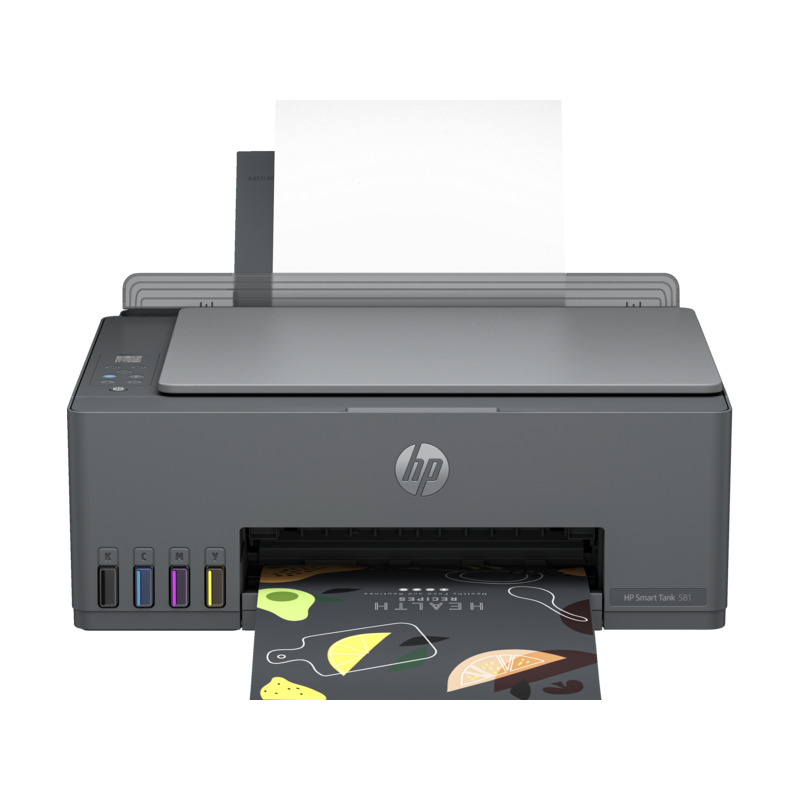 HP Smart Tank 581 4A8D4A Wi-Fi + Tarayıcı + Fotokopi Renki Çok Fonksiyonlu Tanklı Mürekkep Püskürtmeli Yazıcı